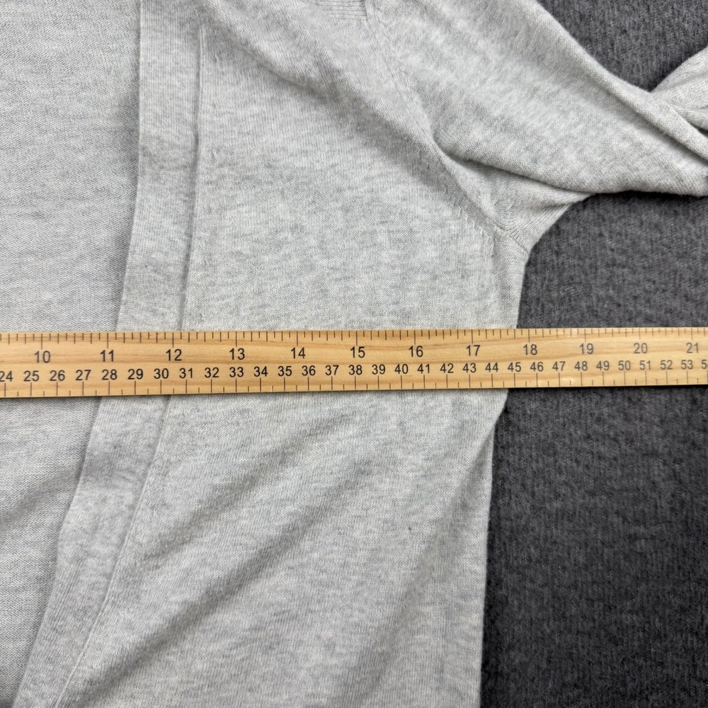 American Eagle Outfitters Gray Hooded Cardigan Sweater‎ Women's M Medium Button - Picture 6 of 6